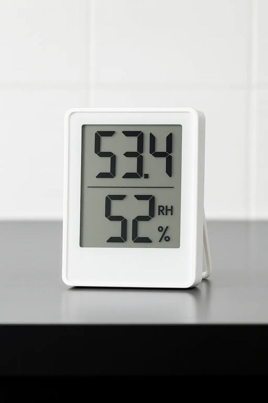 Digital Temperatur- & Luftfugtighedsmåler | Indeklima Monitor MiljøLab ApS
